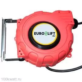 EURO-LIFT 315J Кабельный барабан (кабель: 4х1,5мм; 12м; резина), Длина кабеля: 12 м, Сечение кабеля: 4х1.5 мм² 