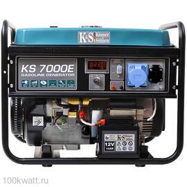 Konner&Sohnen KS 7000E Генератор бензиновый 5.5 кВт с электрозапуском 